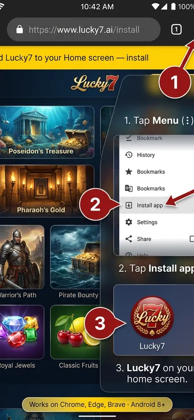 How to install Lucky7 on Android – Lucky7
